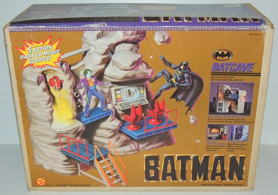 batman 1989 toy biz batcave