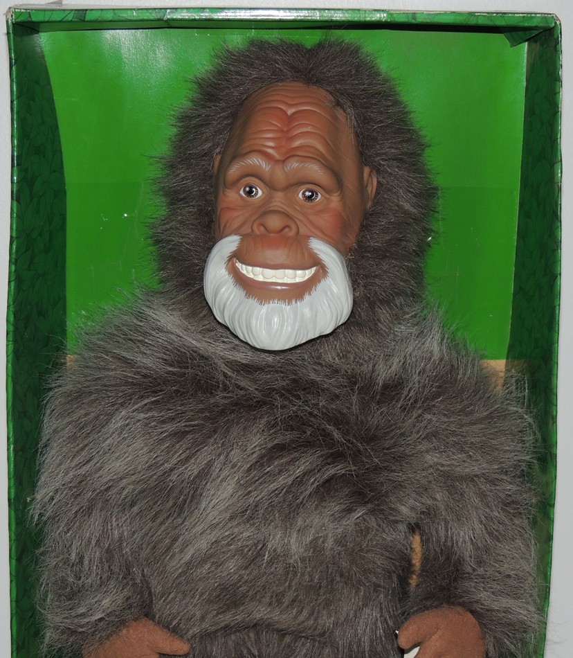 stuffed bigfoot doll