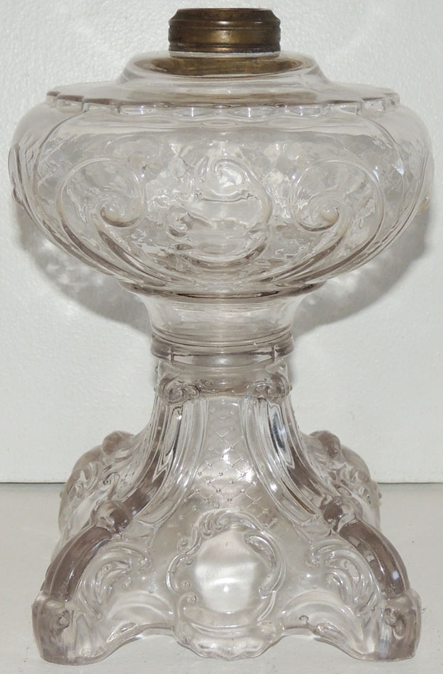 Beautiful Antique 1910 Princess Feather Oil Lamp Victorian Eapg Kerosene Ebay 6126