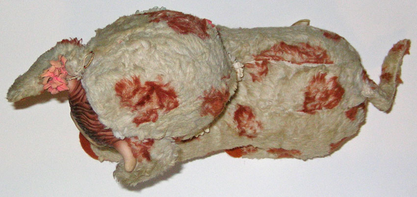 vintage stuffed cow