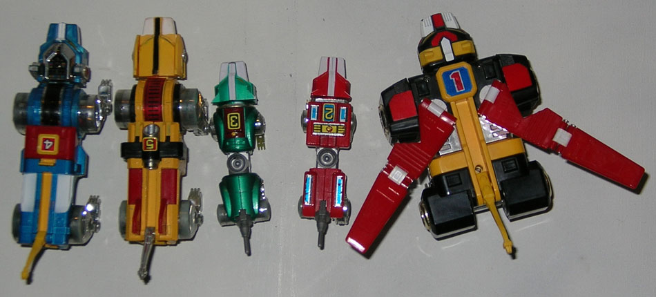 Vintage 1981 VOLTRON Lion Force Diecast Transformers Robots | EBay